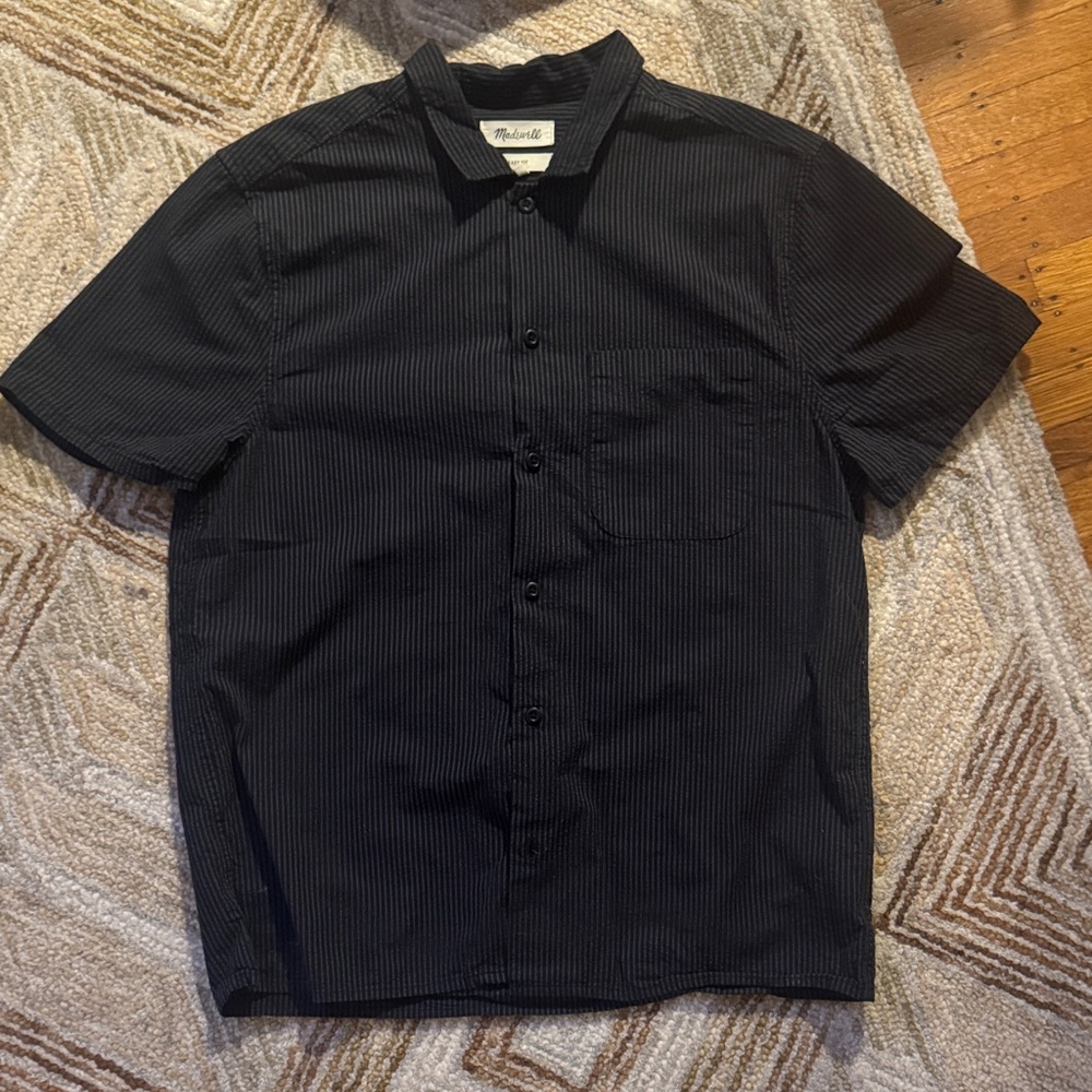 Madewell Easy Fit Short Sleeve Button Down